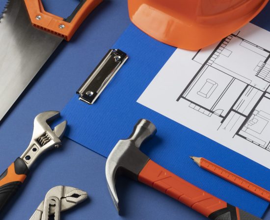 view-steel-hammer-with-other-construction-elements-tools